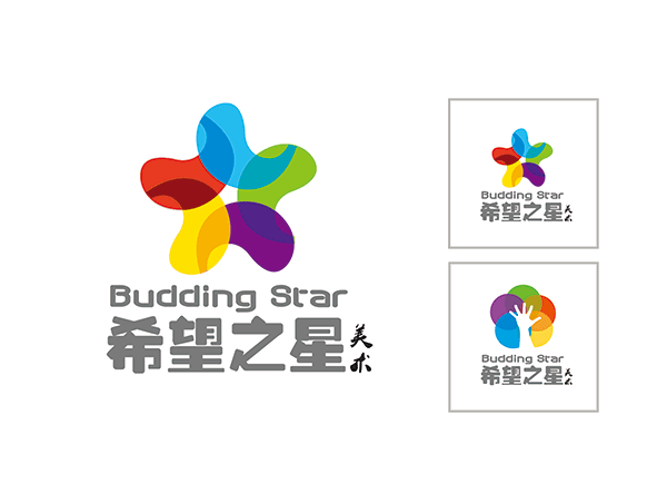 希望之星美術(shù)教育LOGO設(shè)計——濰坊標(biāo)志設(shè)計
